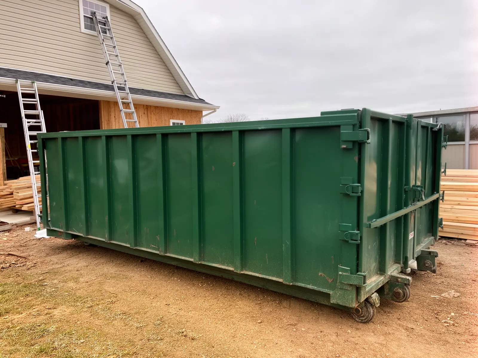 Roll-off dumpster from Pierre Brothers Dumpster Co. in St. Louis, MO